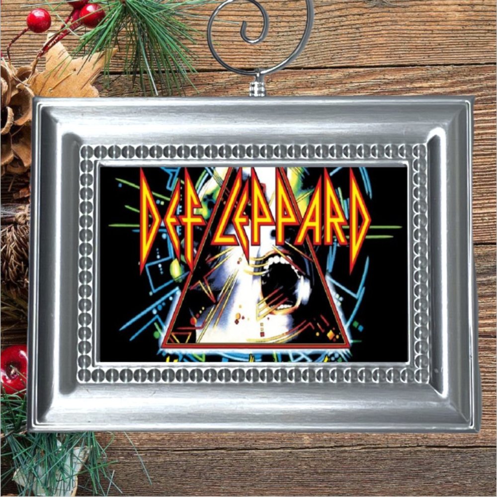 Def Leppard 80s Rock Band Christmas‎ Tree Ornament